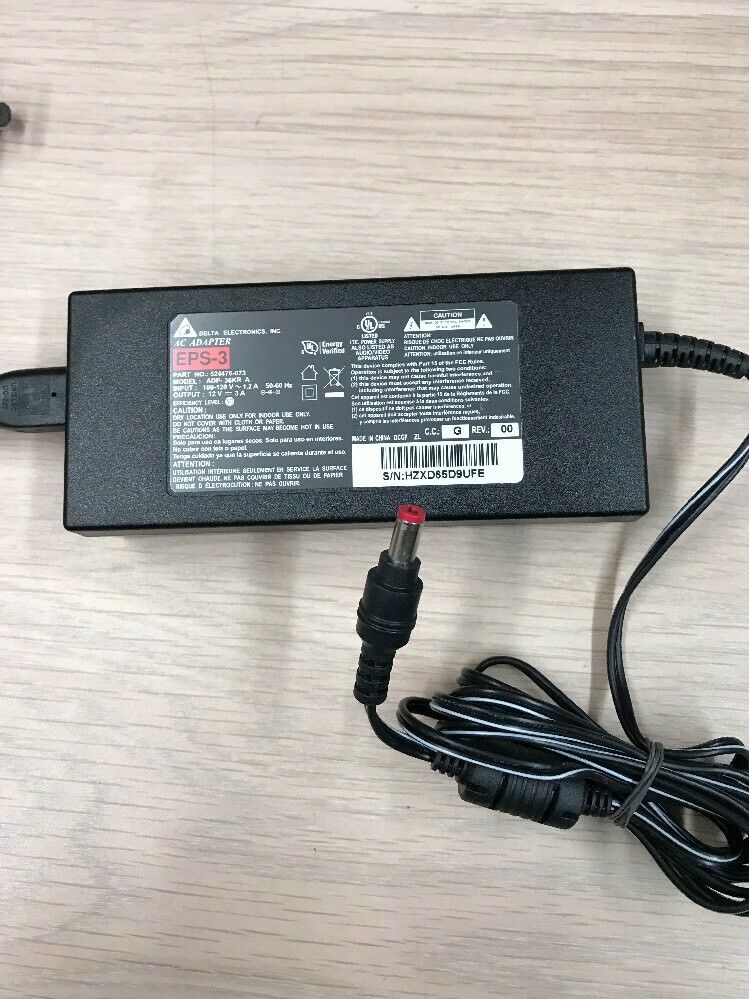 *Brand NEW* 12V DC 3A Delta Electronics ADP-36KR Charger AC Adapter Power Supply